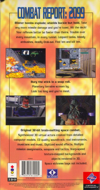 Total Eclipse box art for 3DO